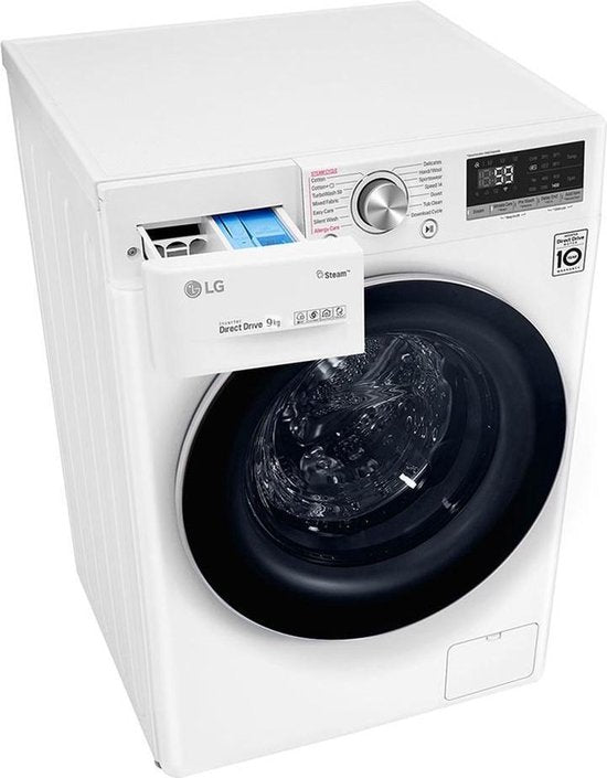 LG - Washing machine 9kg 1400trn Wifi Steam+ Turbowash 360 AIDD TWready 