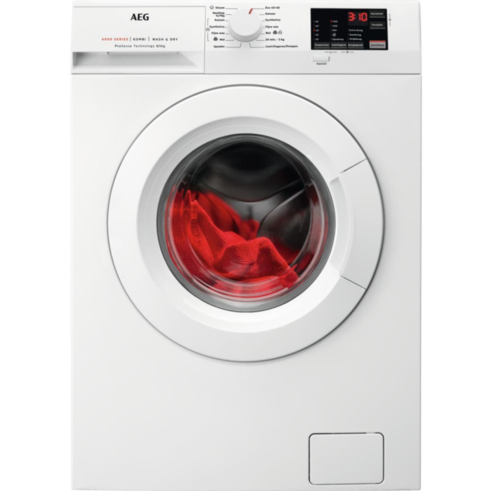 AEG - Washer dryer D/E 8kg-wash 4kg-dry 1550trn OKOinverter Steam 