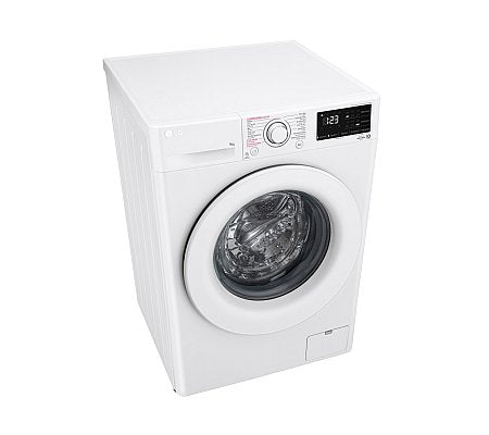 LG - Washing machine 9kg A 1400tpm AIDD Spa Steam White Door 