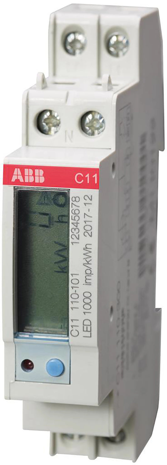 Compteur kWh ABB 1F DIR 40A C11 110-101