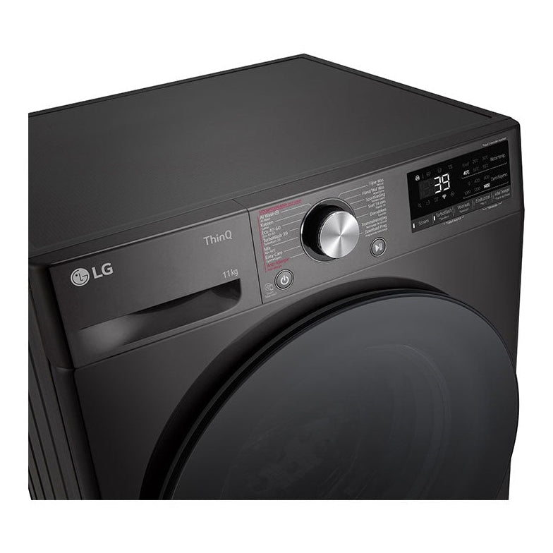 LG - Wasautomaat 11kg A-10% 1400trn TurboWash360 Steam