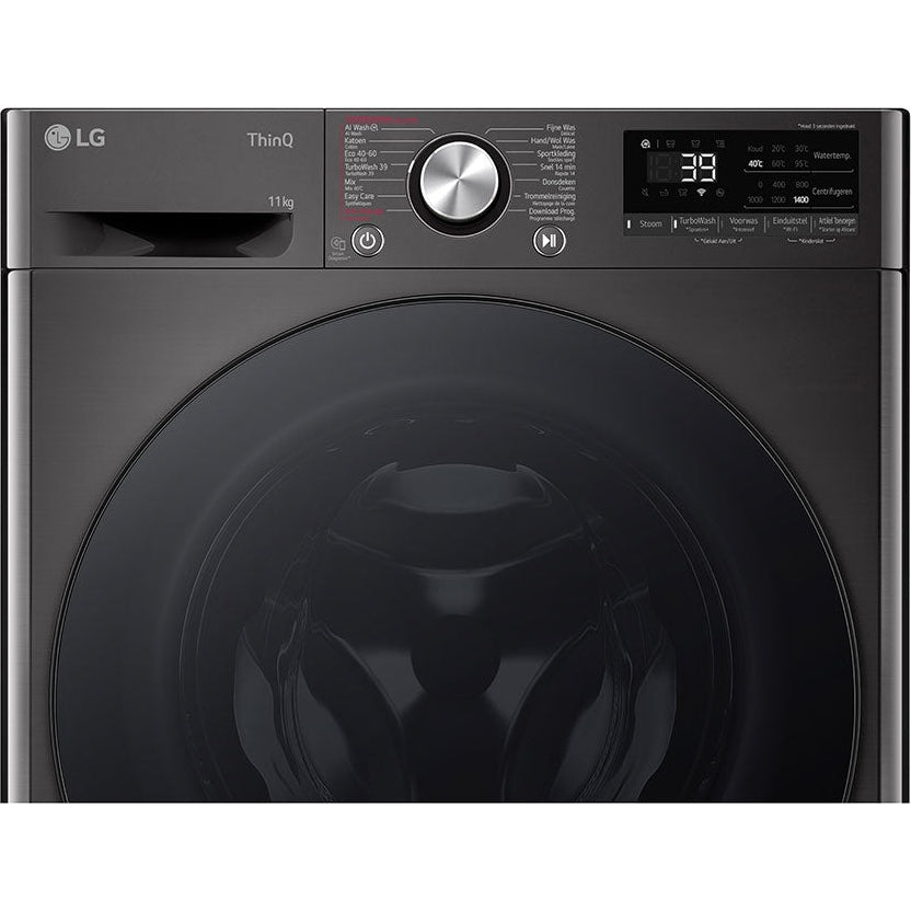 LG - Wasautomaat 11kg A-10% 1400trn TurboWash360 Steam