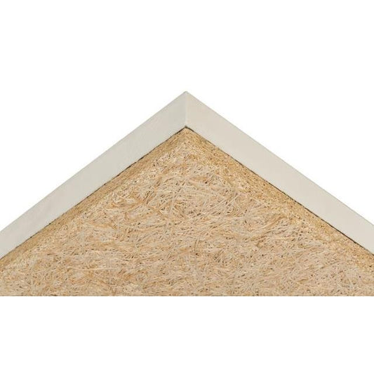 PIR + Houtwolcement naturel 1200x600x40+25mm Rd:1,81 (=0,72 m²): PIR + Houtwolcement naturel plaat met afmetingen 1200x600x40+25mm, Rd-waarde van 1,81, dekking van 0,72 m².