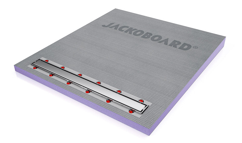 Jackoboard Aqua Line Pro 1200x1100x70/43mm: Jackoboard Aqua Line Pro met afmetingen van 1200x1100x70/43mm.