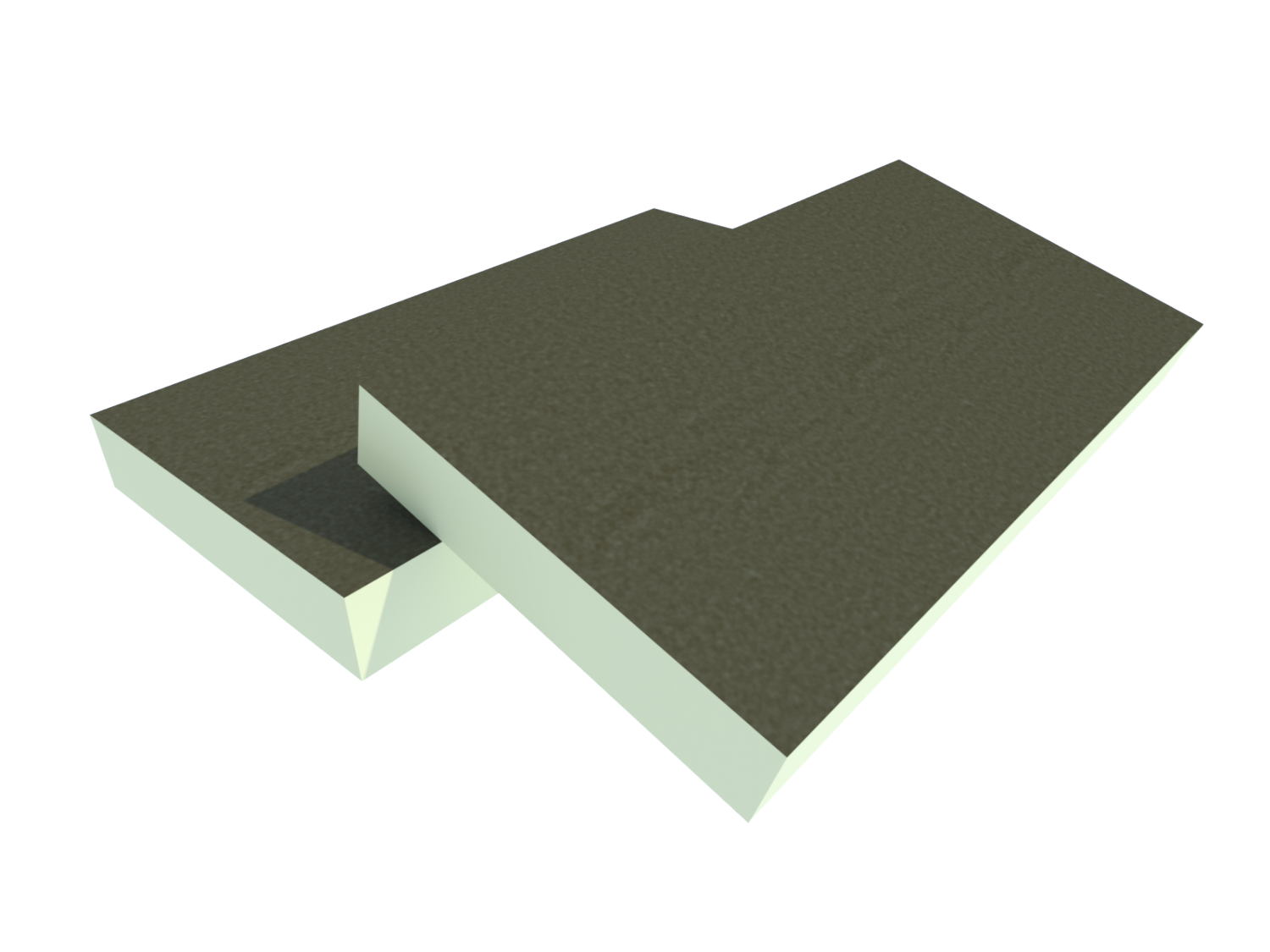 UTHERM Roof PIR Bitumen 1200x600x40mm Rd:1.45 12pl/pak (=8,64 m²): UTHERM Roof PIR Bitumen isolatieplaat met afmetingen 1200x600x40mm, Rd-waarde van 1,45, 12 platen per pak, geschikt voor een oppervlakte van 8,64 m².