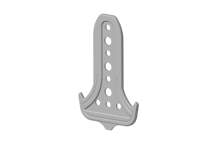 Metal stud Ankerhanger 90mm C60/27 profiel (100 stuks): Pakket van 100 ankerhangers van 90mm voor C60/27 profielen.