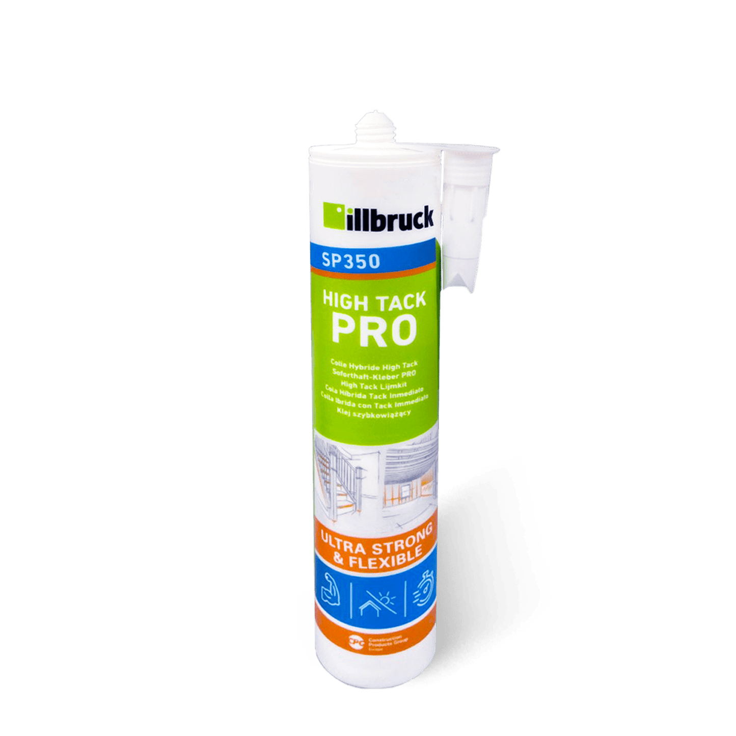 Illbruck SP350 High Tack Pro 310ml: Kies voor de krachtige Illbruck SP350 High Tack Pro voor superieure hechting. 310ml, perfect voor zware materialen en kritische toepassingen, garandeert een sterke en duurzame verbinding.