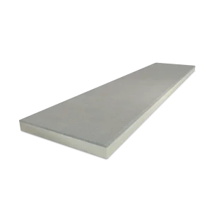 PIR + Fermacell 2600x600x60+12,5mm Rd:2,72 (=1,56 m²): PIR + Fermacell plaat met afmetingen 2600x600x60+12,5mm, Rd-waarde van 2,72, dekking van 1,56 m².